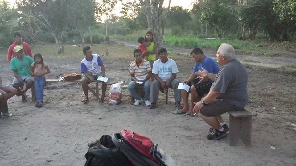 Teaching in village setting